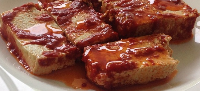 Rauchige Tomaten-Marinade zum Grillen mit Tofu