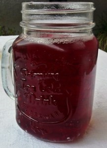 Traubenlimonade mit Verjus